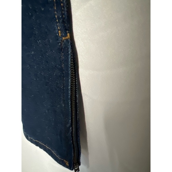 Re/Done High Rise Blue Jeans Slim Fit - Picture 4 of 4
